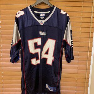 Mens Reebok New England Patriots jersey Bruschi Large